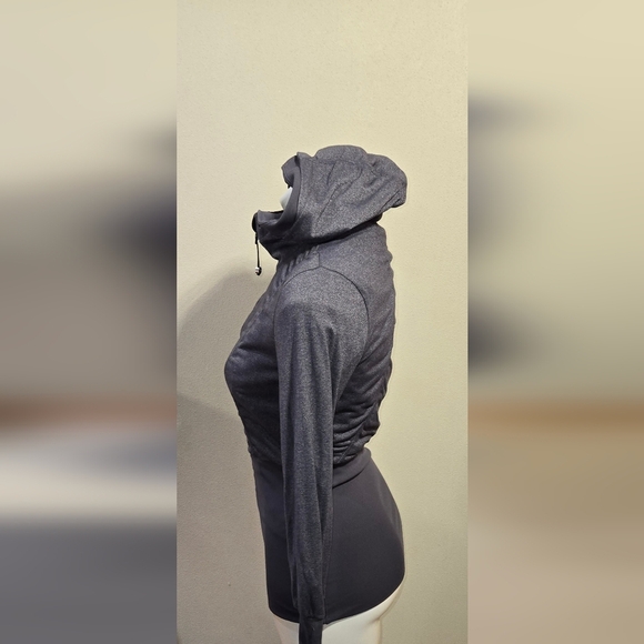 LULULEMON Dance Studio Jacket Hoodie Gray Reversible - Picture 8 of 12